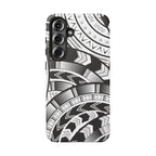 Black and White Tatau Phone Case