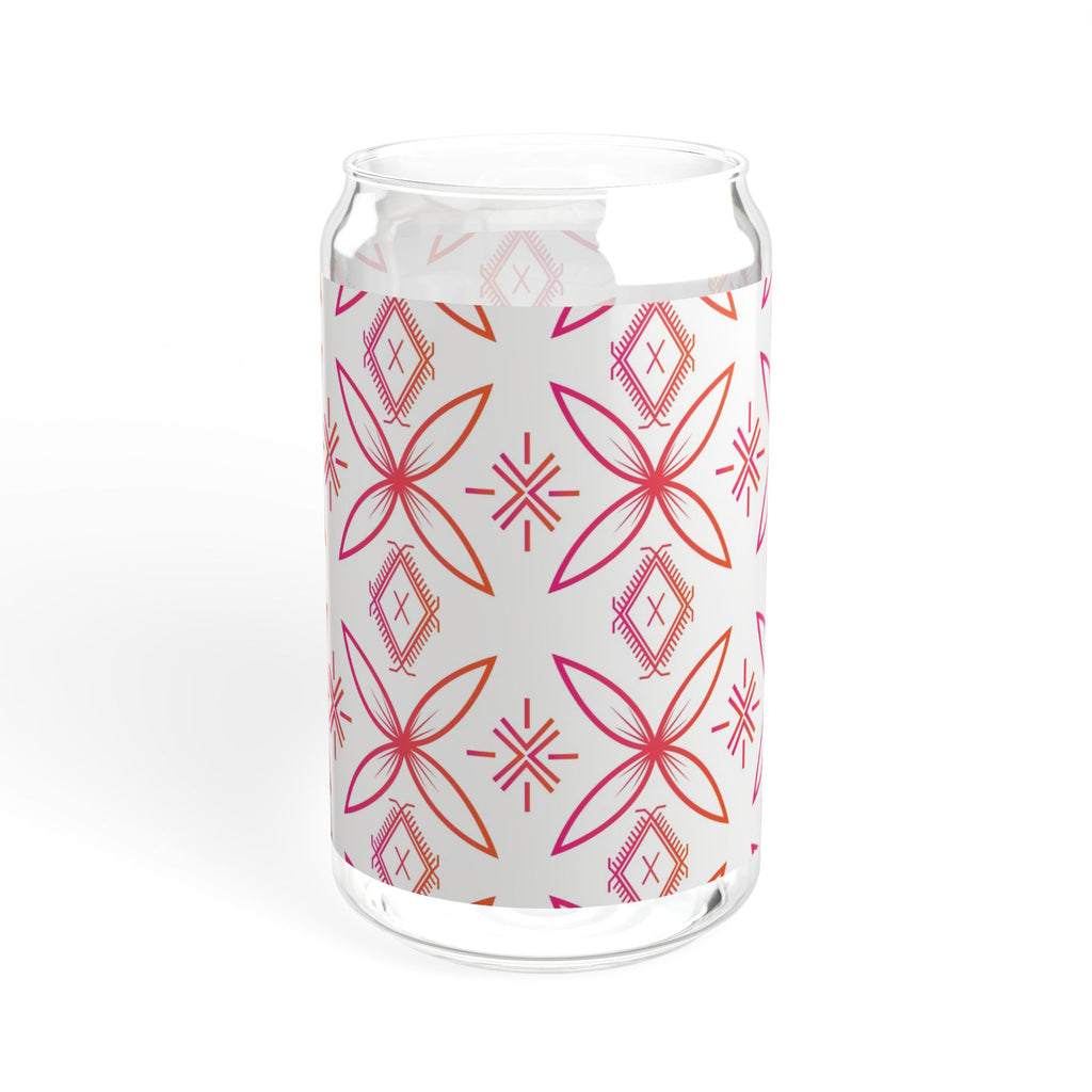 Fuli (Pink & Orange) Sipper Glass