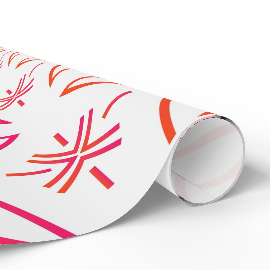 Fuli (Pink & Orange) Wrapping Paper