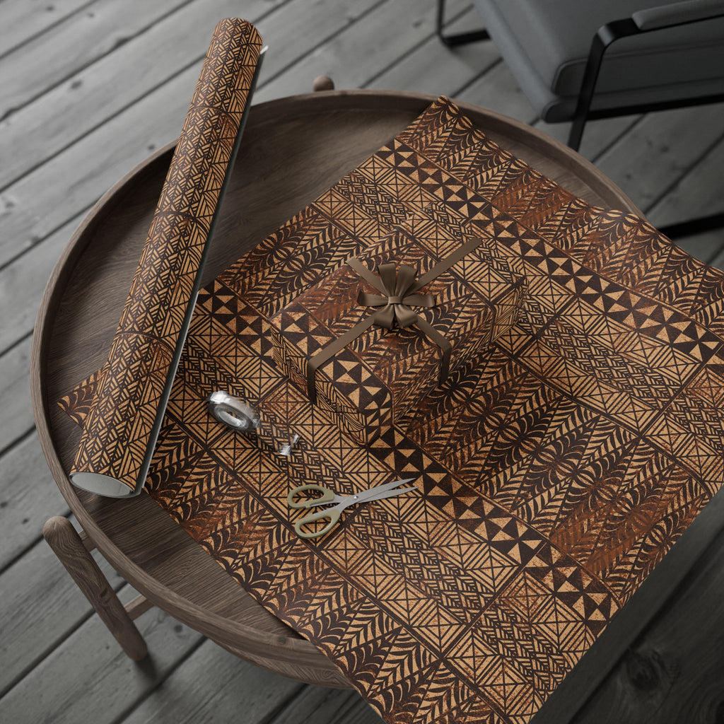 Tongan Ngatu Wrapping Paper