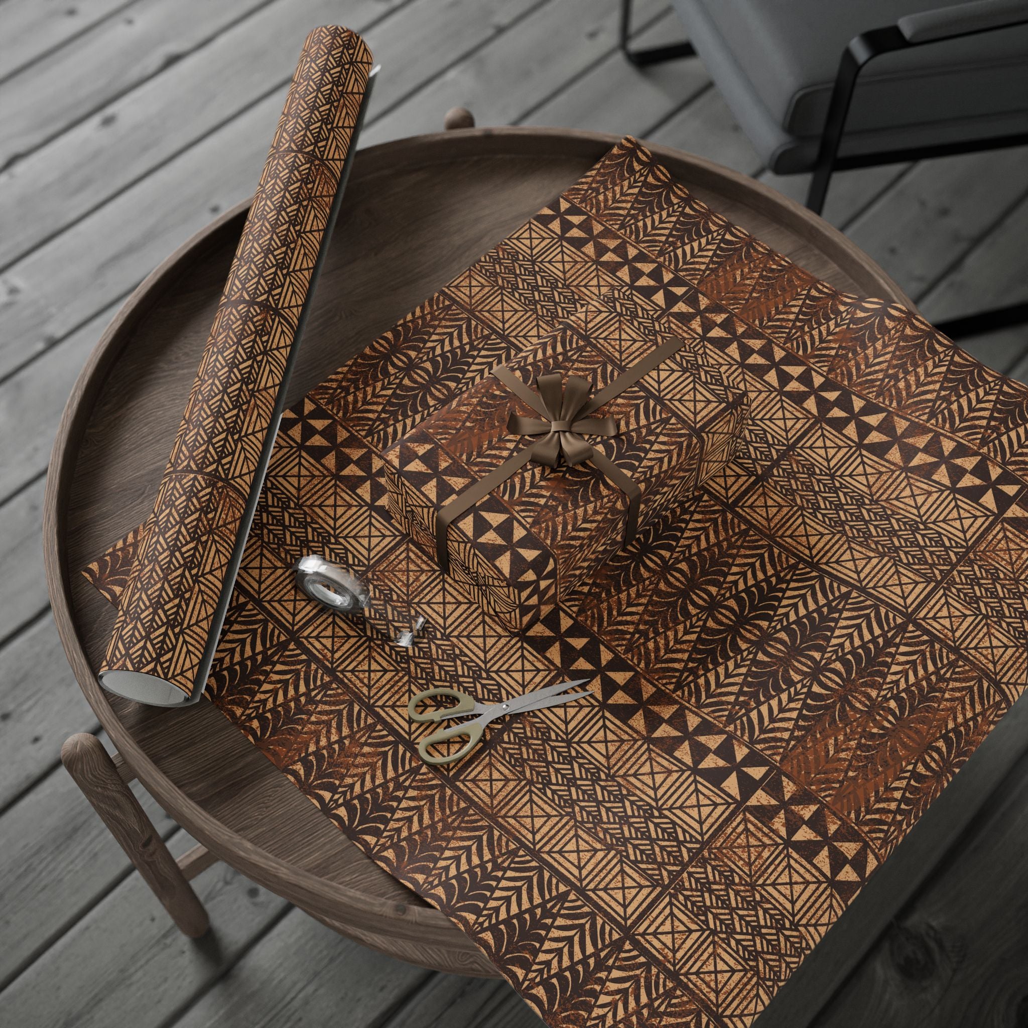 Tongan Ngatu Wrapping Paper