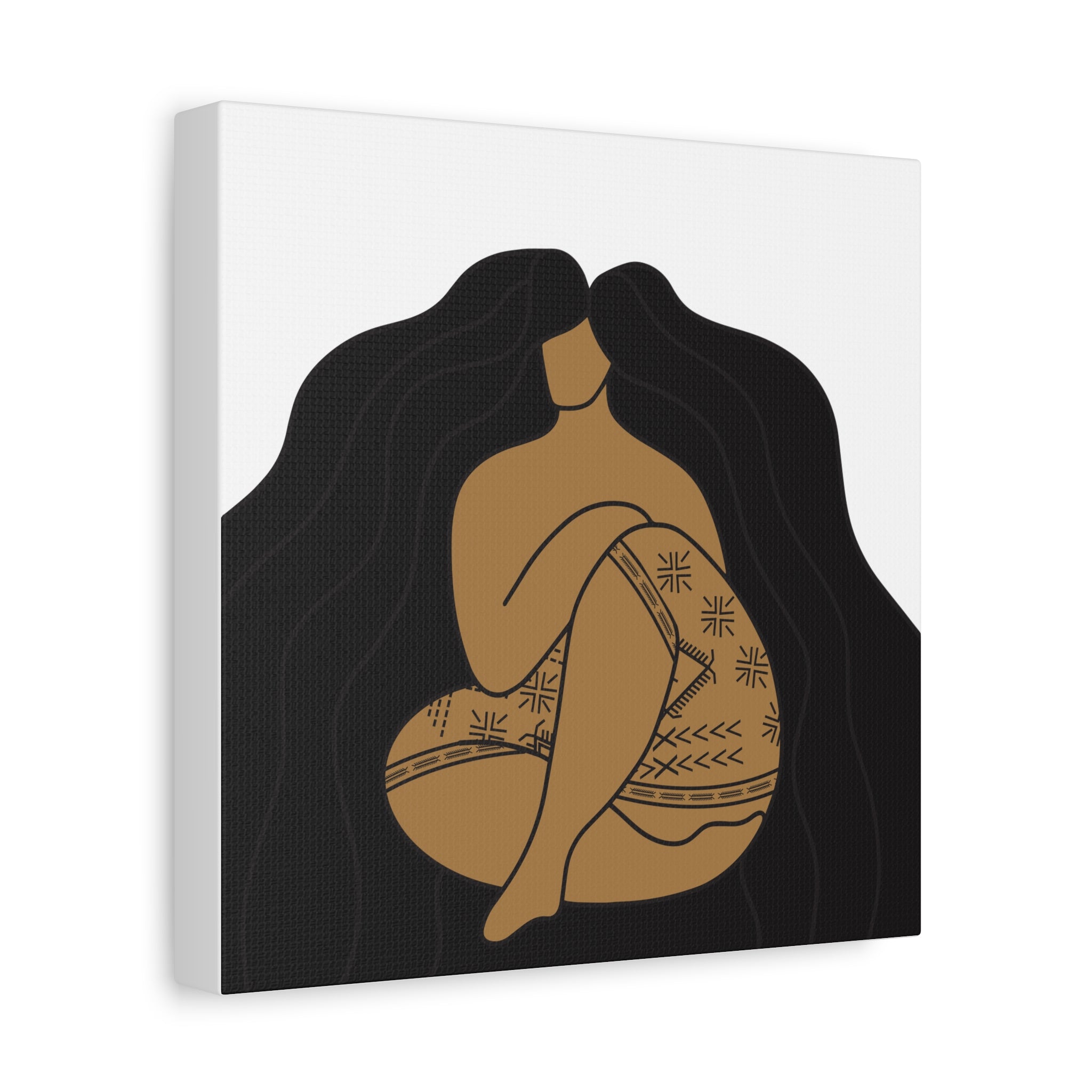 Samoan Malu and Long Hair Don't Care Canvas