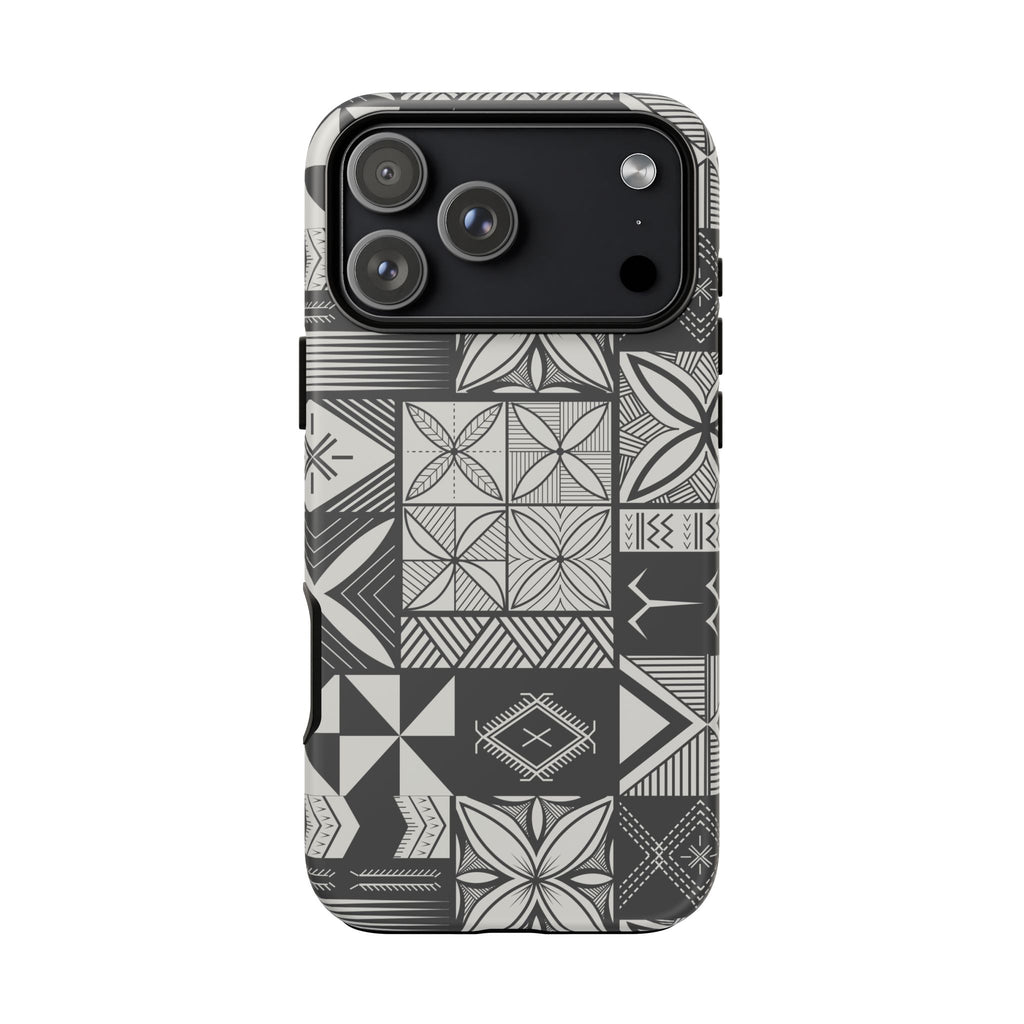 Maluelue (Black & Grey) Phone Case