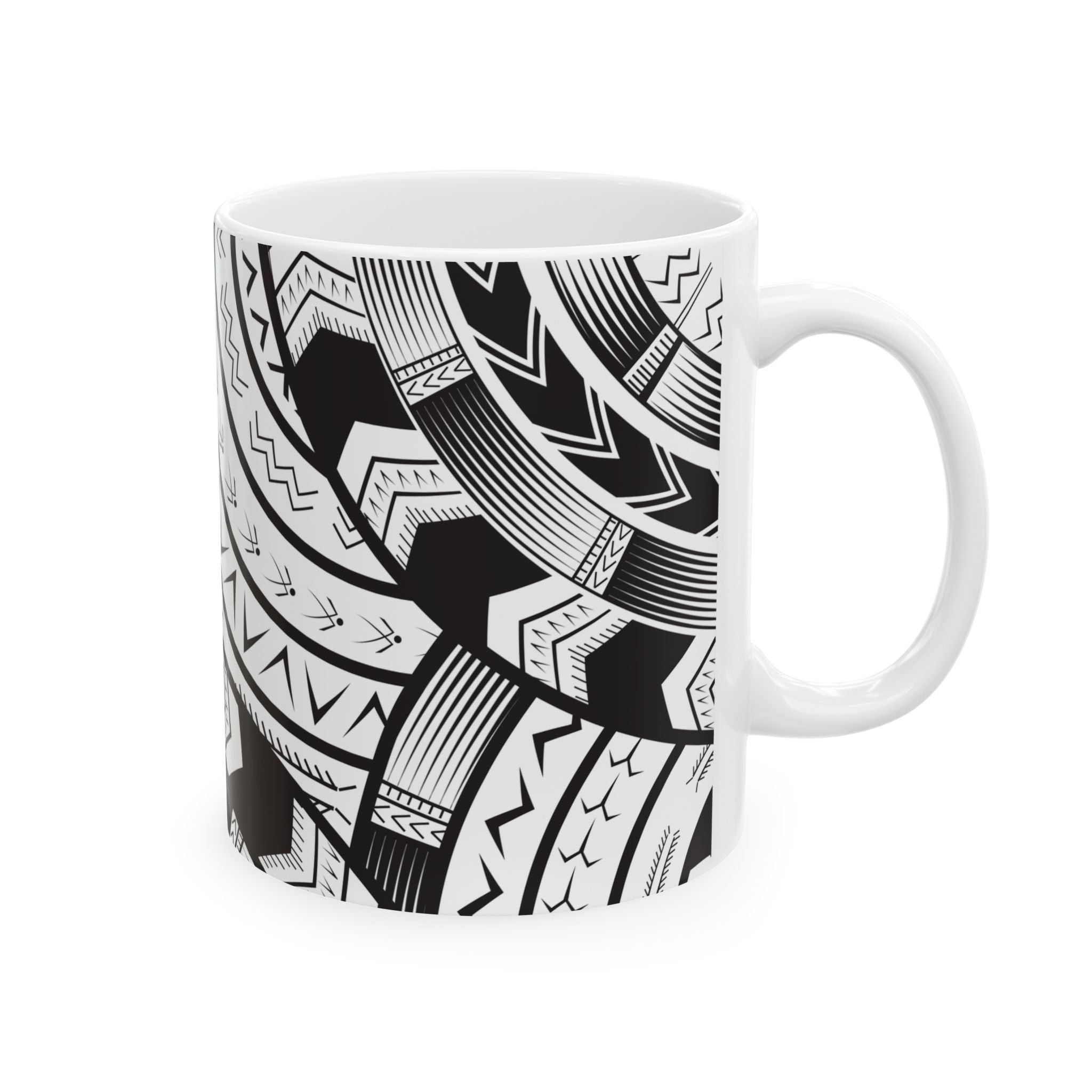 Black and White Tatau Mug