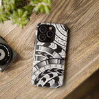 Black and White Tatau Phone Case