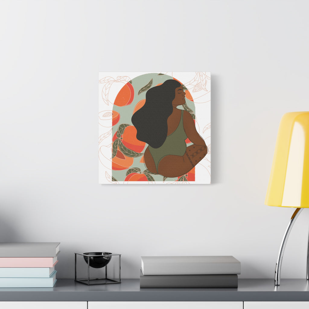Peach Season Canvas