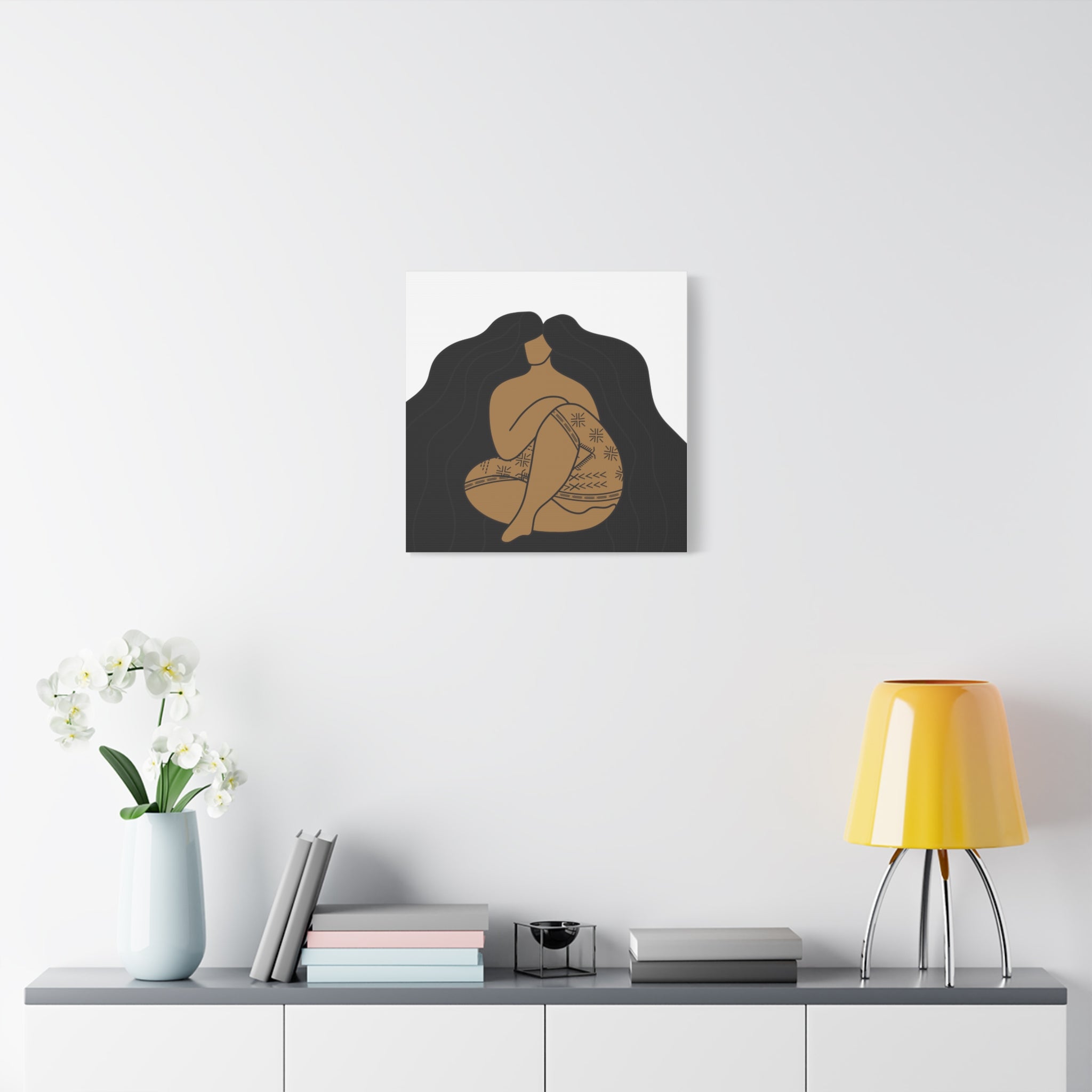 Samoan Malu and Long Hair Don't Care Canvas
