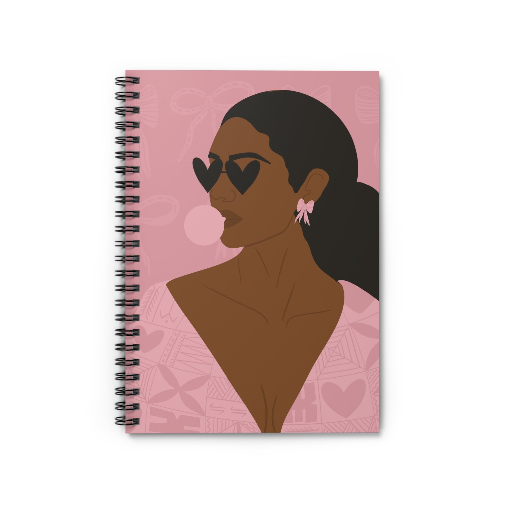 Power in Pink Spiral Notebook