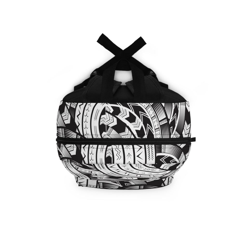 Black and White Tatau Backpack