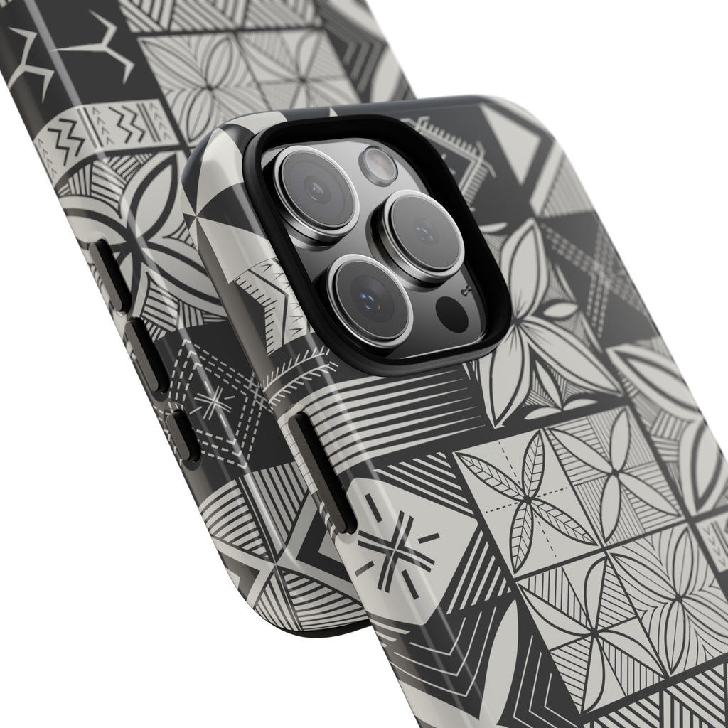 Maluelue (Black & Grey) Phone Case