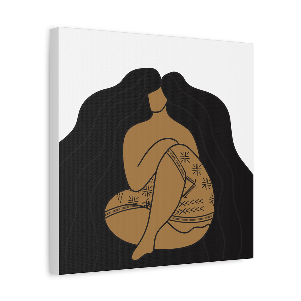 Samoan Malu and Long Hair Don't Care Canvas