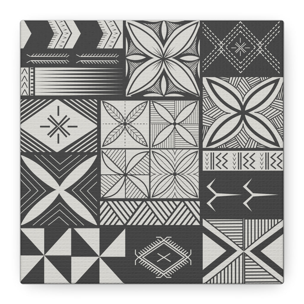 Maluelue (Black & Grey) Canvas