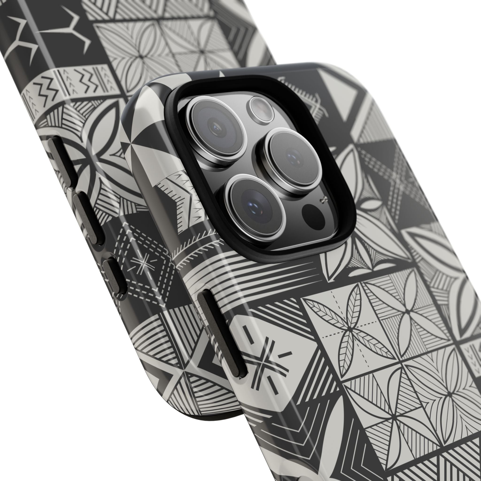 Maluelue (Black & Grey) Phone Case