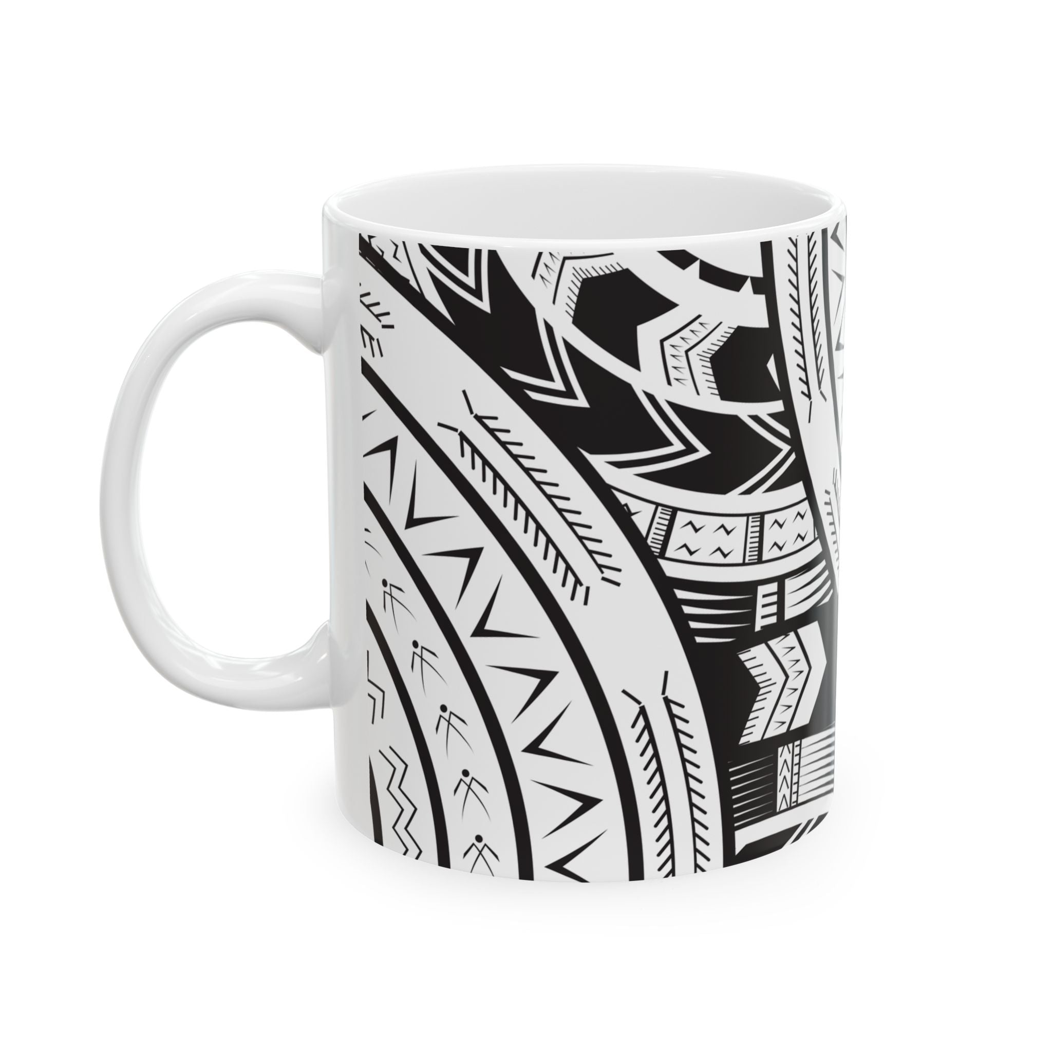 Black and White Tatau Mug