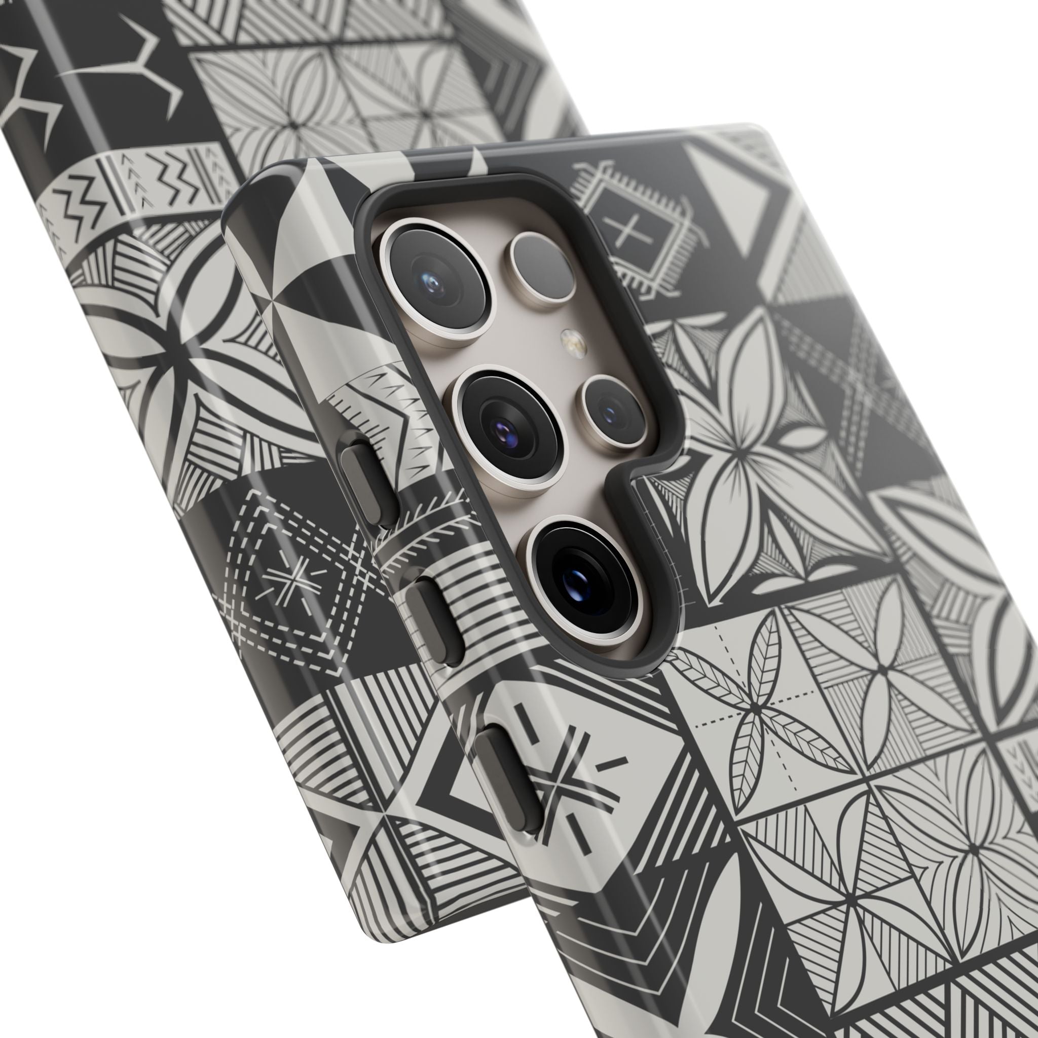 Maluelue (Black & Grey) Phone Case