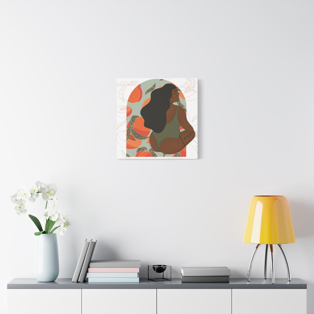 Peach Season Canvas