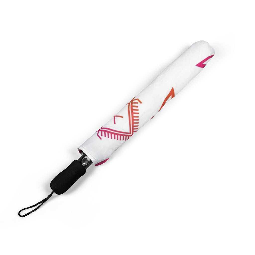 Fuli (Pink & Orange) Foldable Umbrella