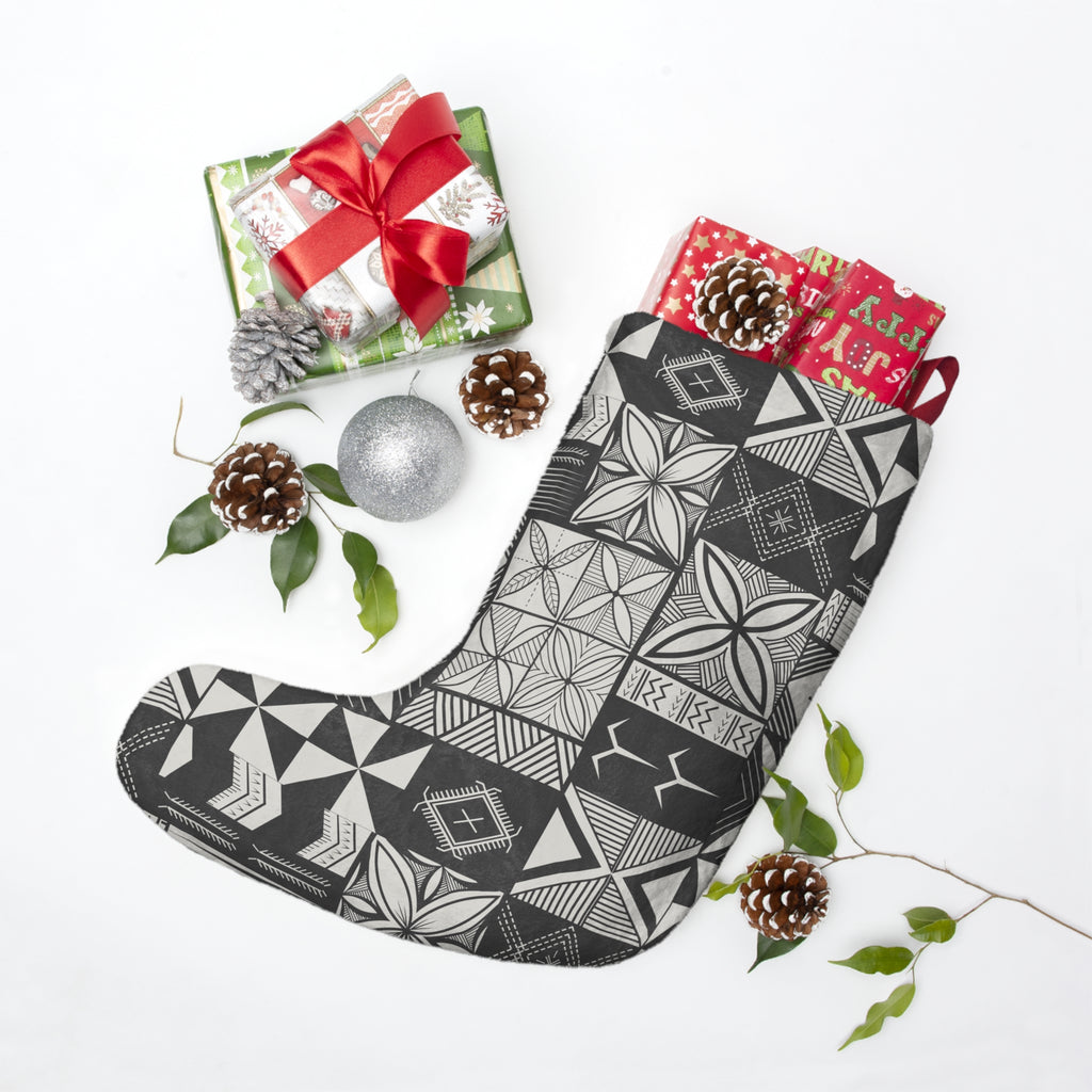 Maluelue (Black & Grey) Christmas Stocking