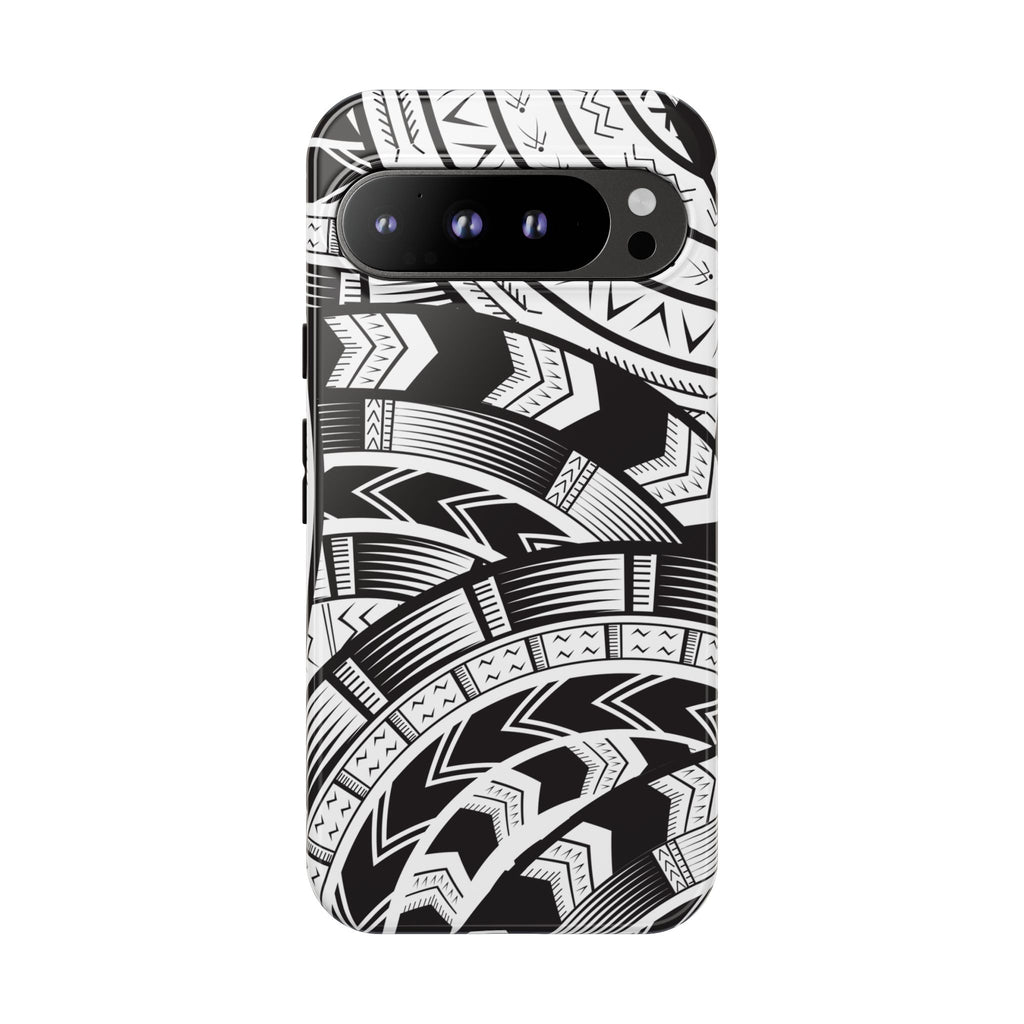 Black and White Tatau Phone Case