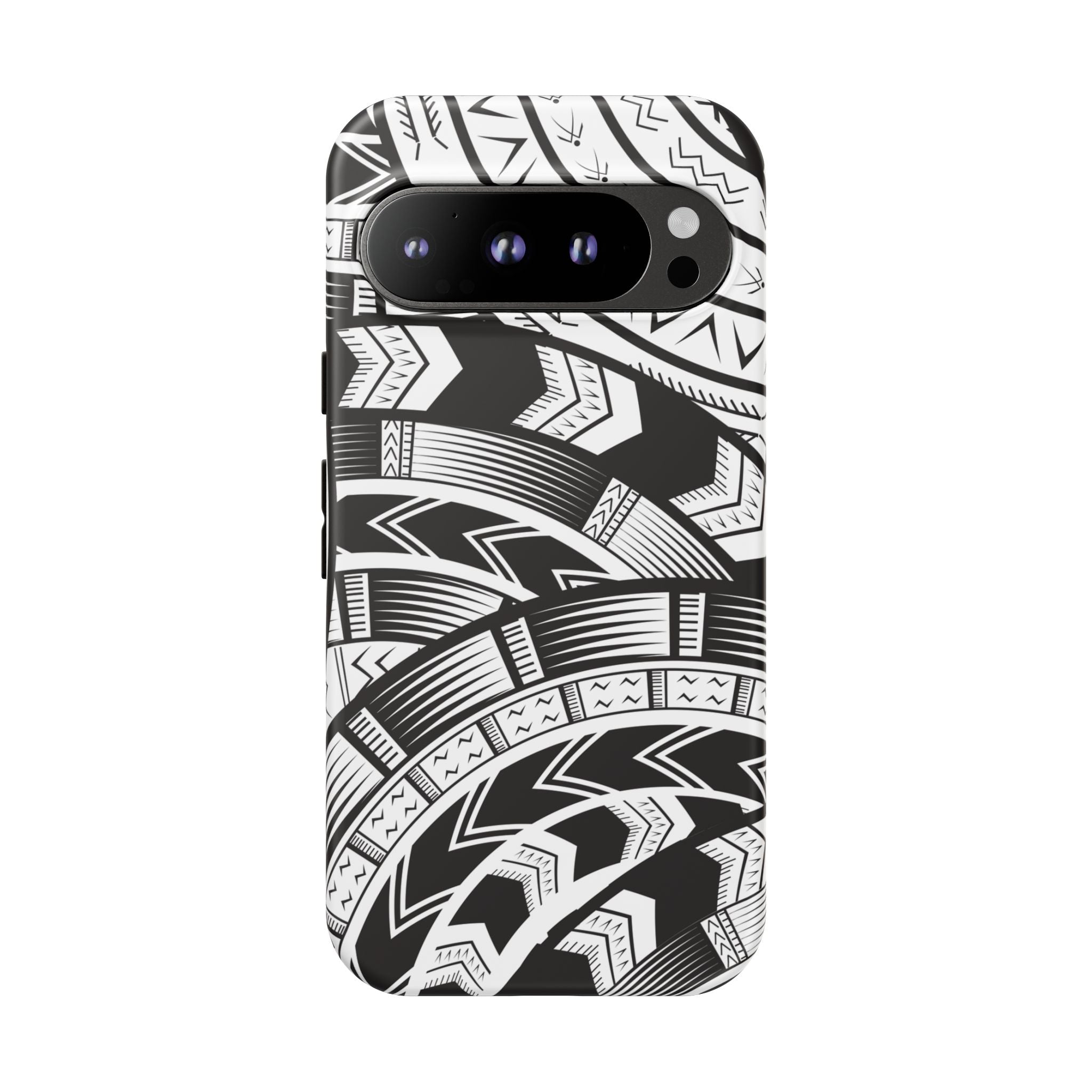 Black and White Tatau Phone Case
