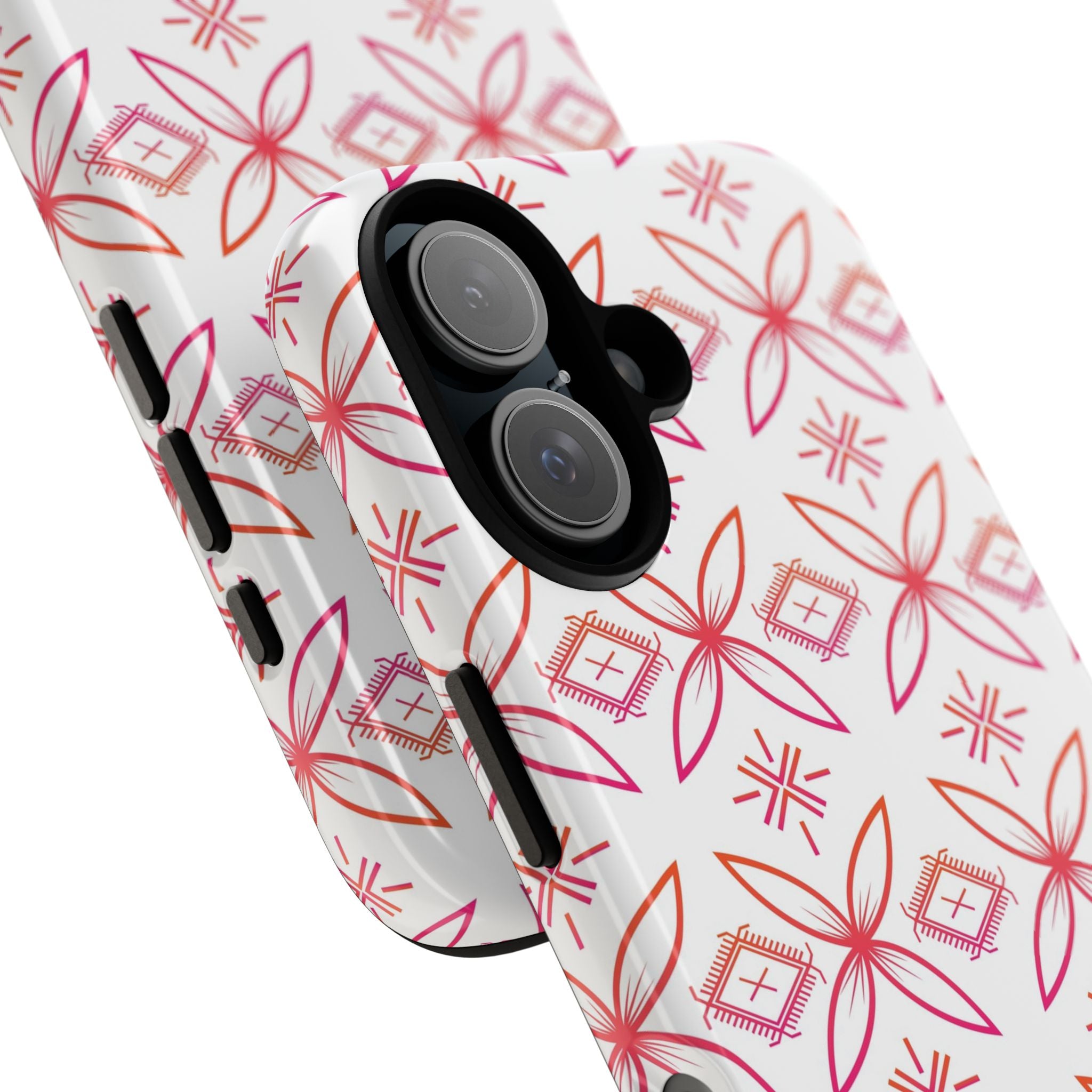 Fuli (Pink & Orange) Phone Case