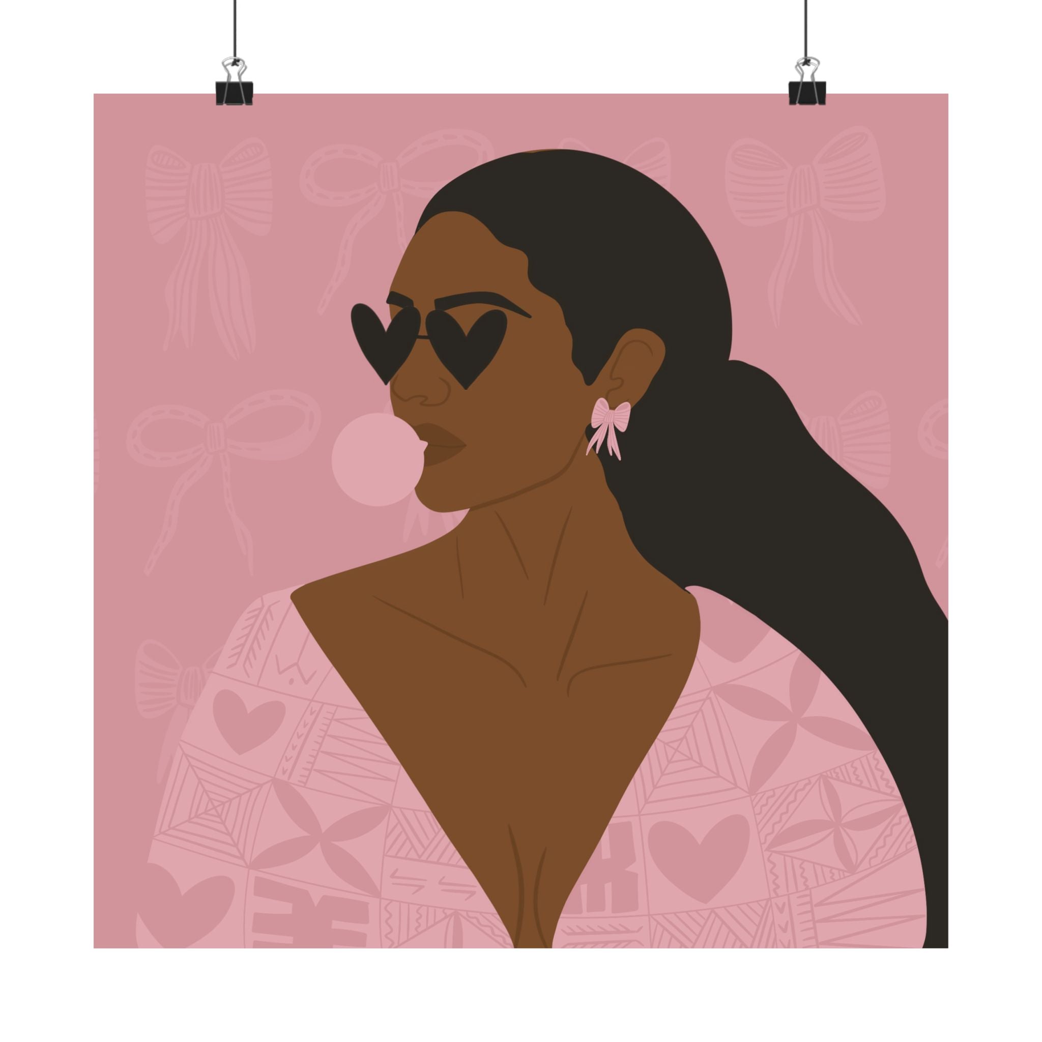 Power in Pink Poster