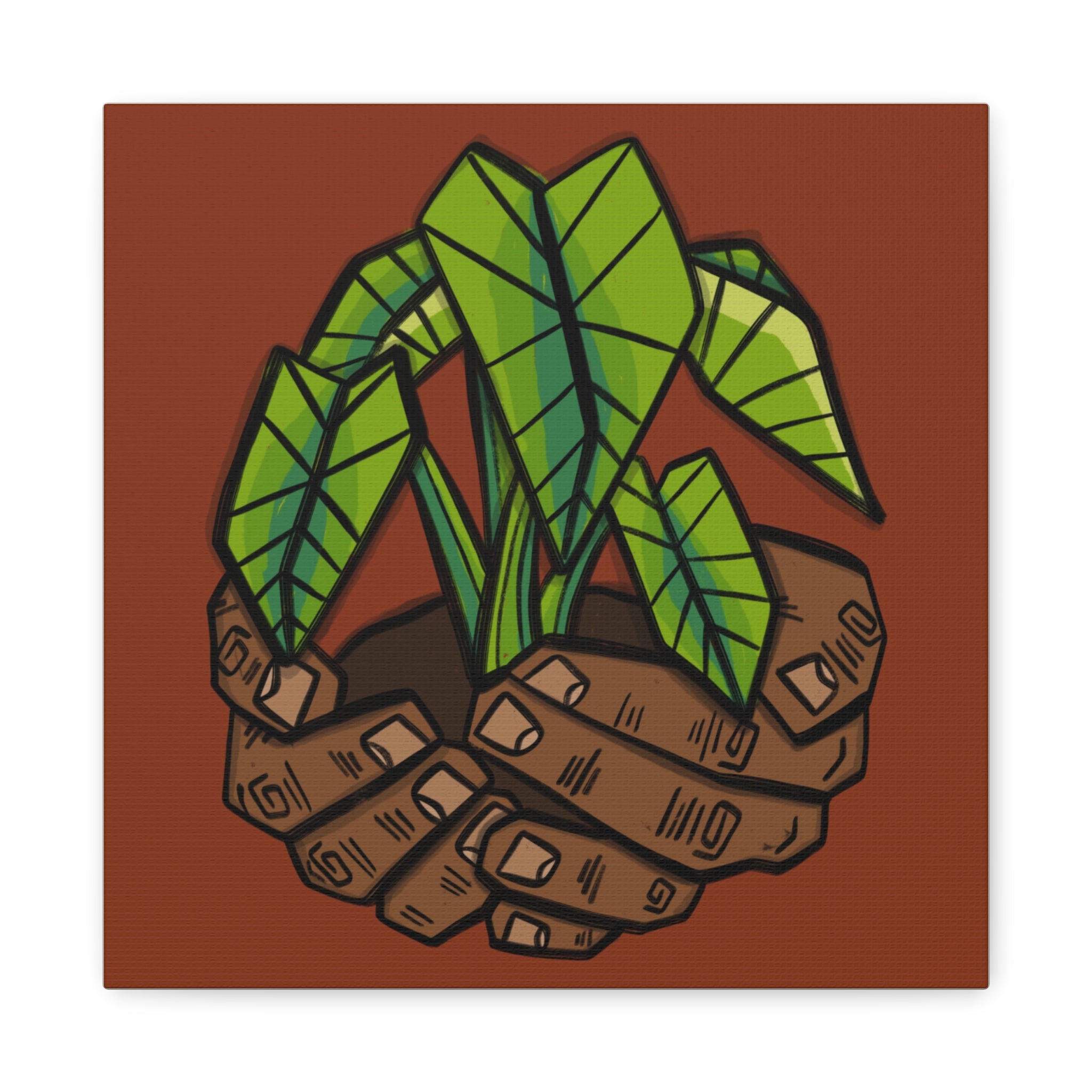 Growing Kalo Canvas