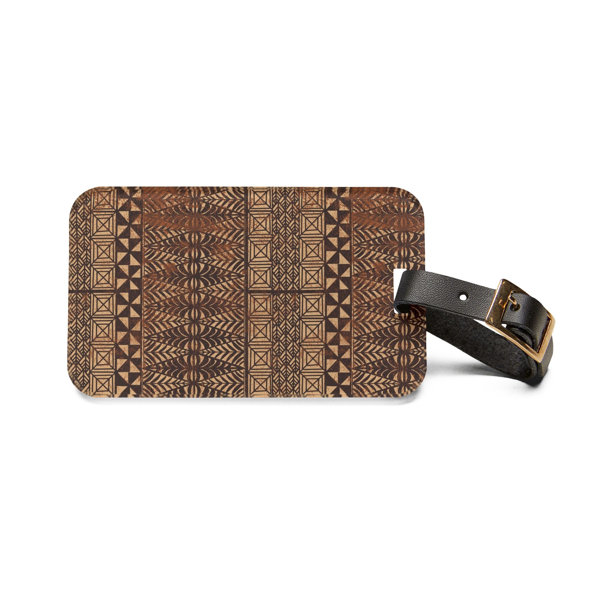Tongan Ngatu Luggage Tag