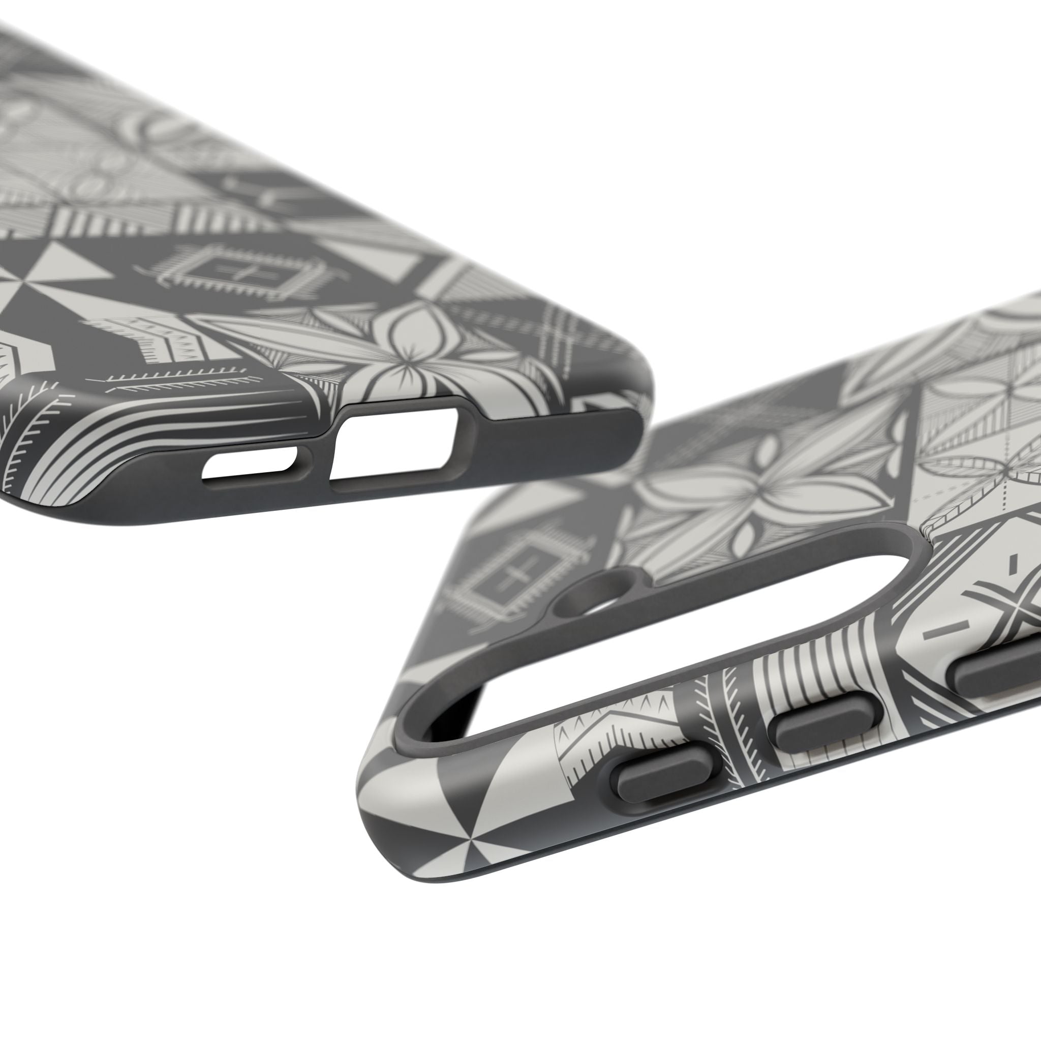 Maluelue (Black & Grey) Phone Case