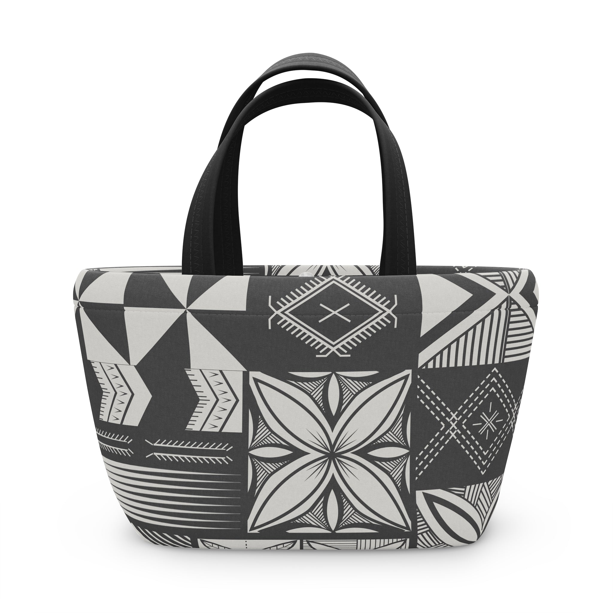 Maluelue (Black & Grey) Lunch Bag