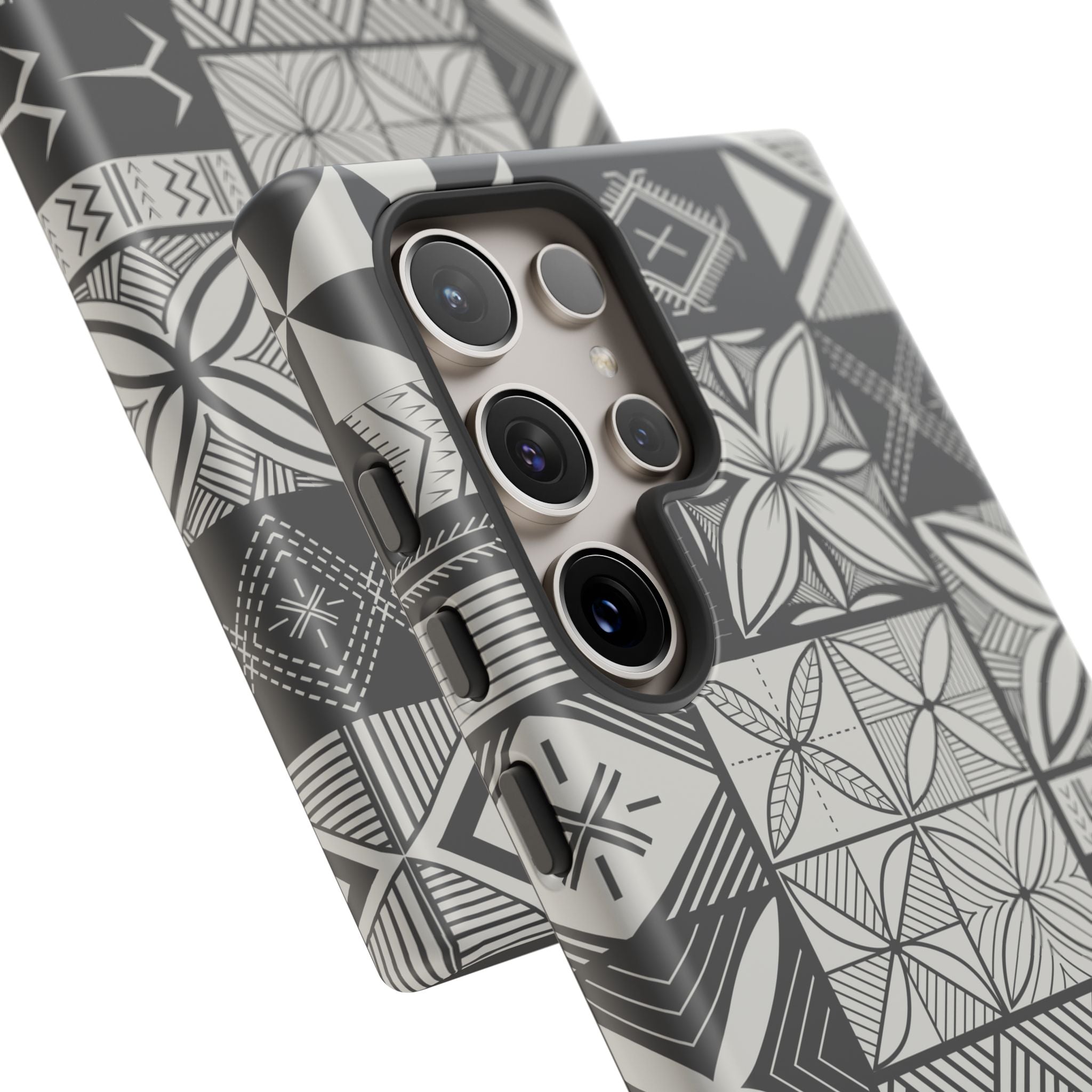 Maluelue (Black & Grey) Phone Case