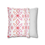 Fuli (Pink & Orange) Square Pillow Case