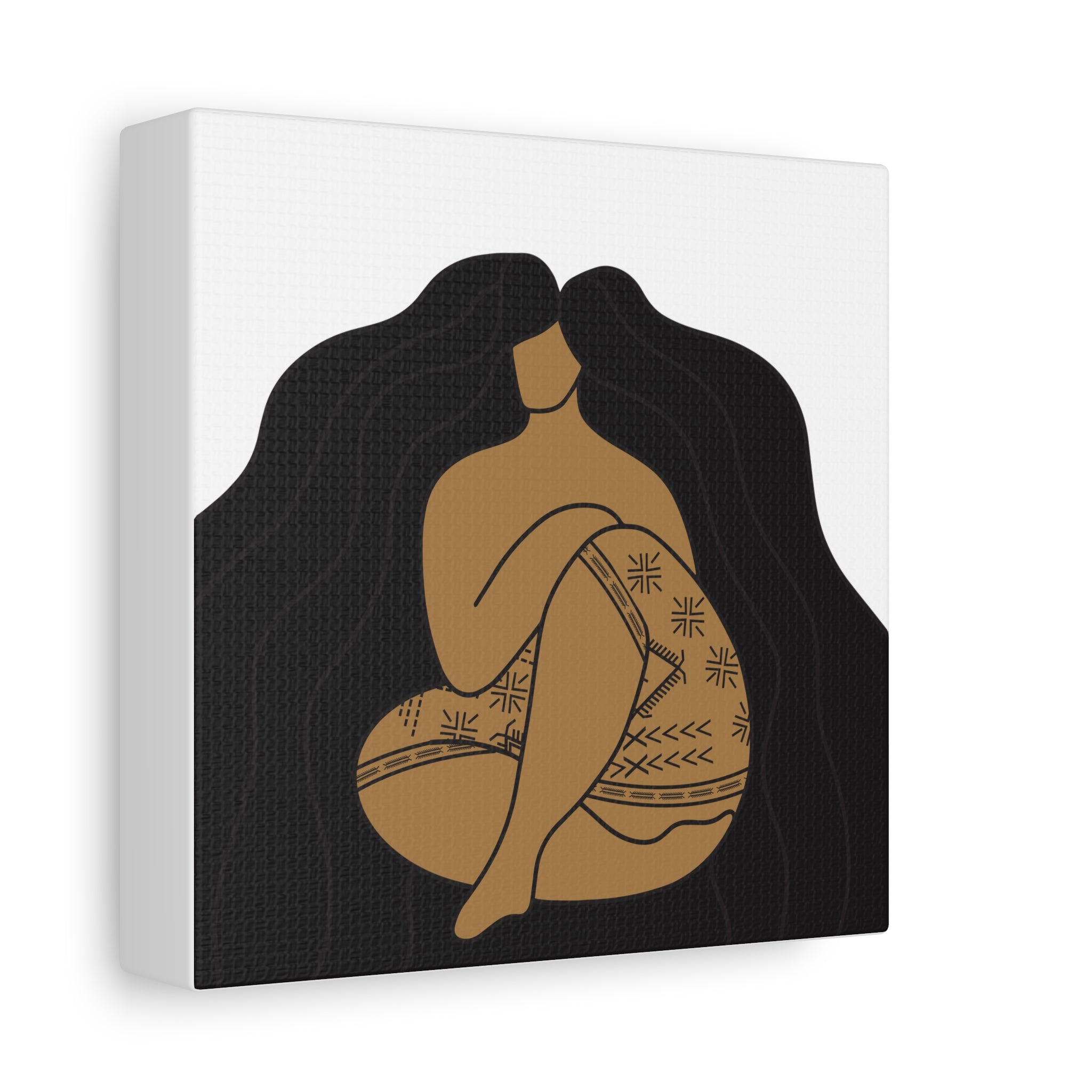 Samoan Malu and Long Hair Don't Care Canvas