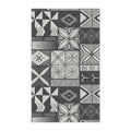 Maluelue (Black & Grey) Tea Towel