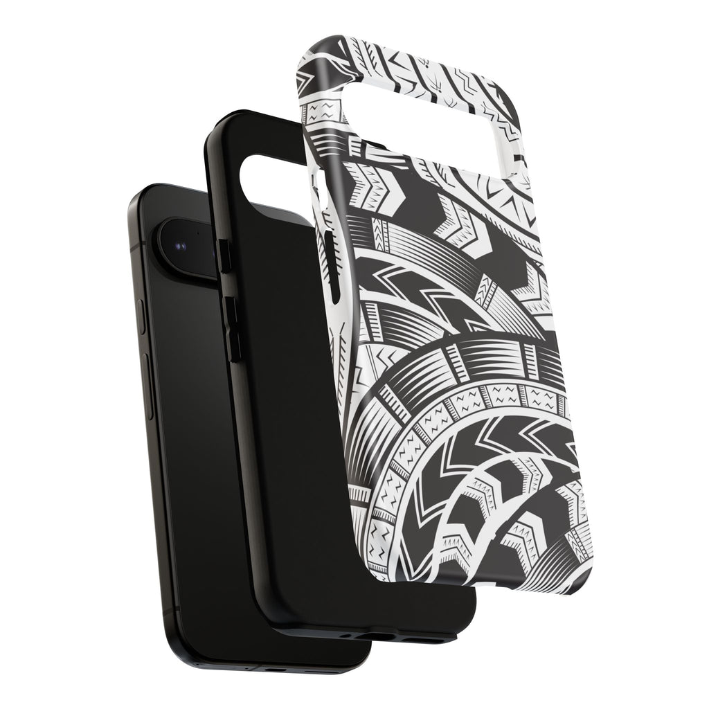 Black and White Tatau Phone Case