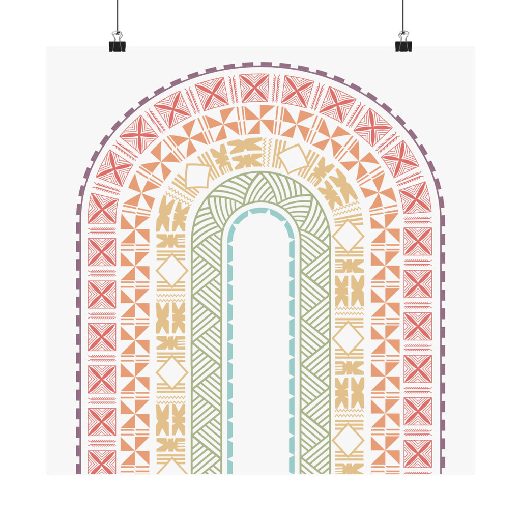 Tapa Rainbow Poster