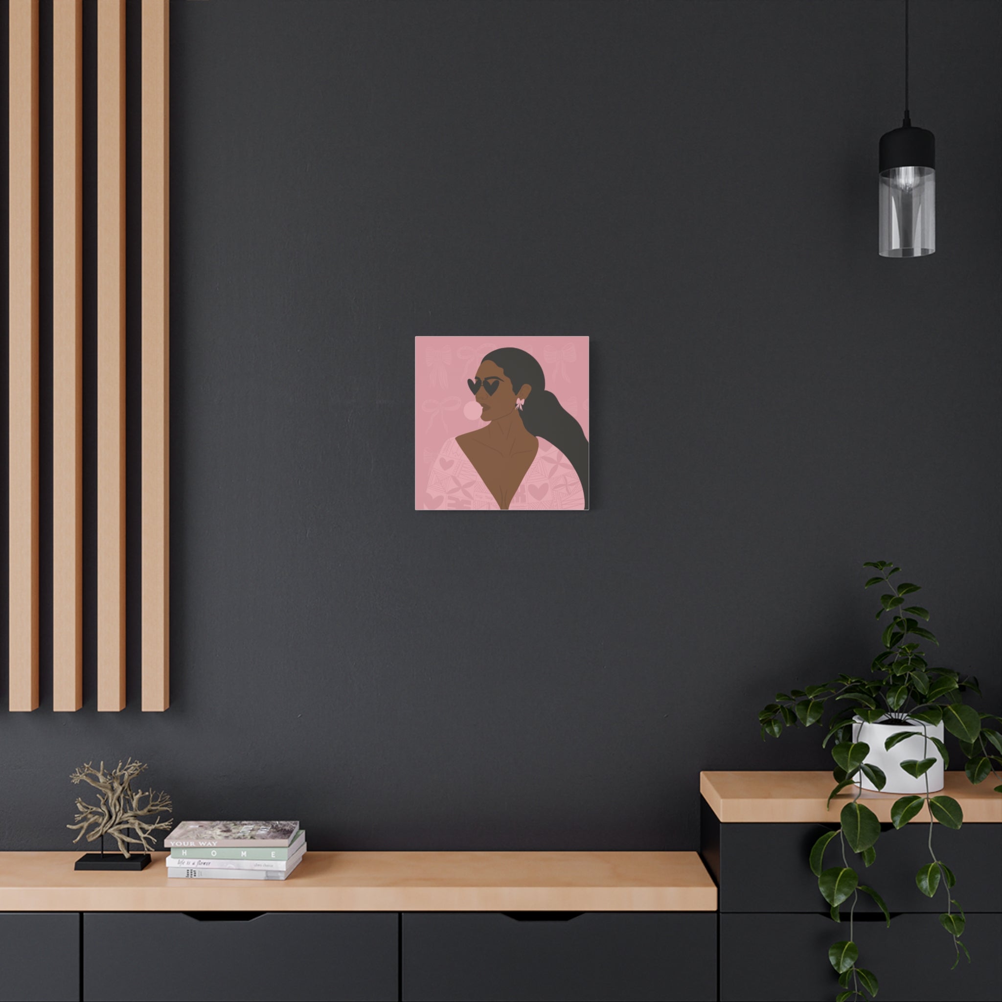Power in Pink Canvas
