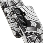 Black and White Tatau Phone Case