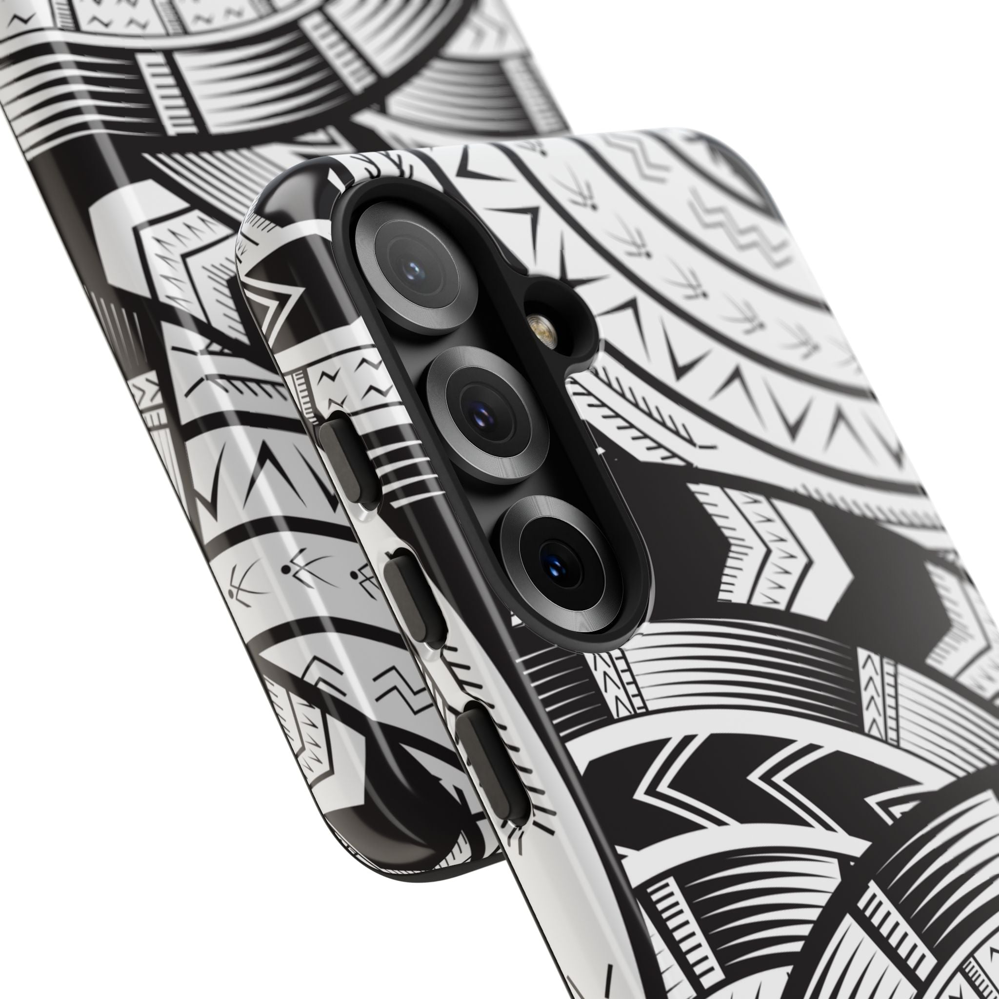Black and White Tatau Phone Case