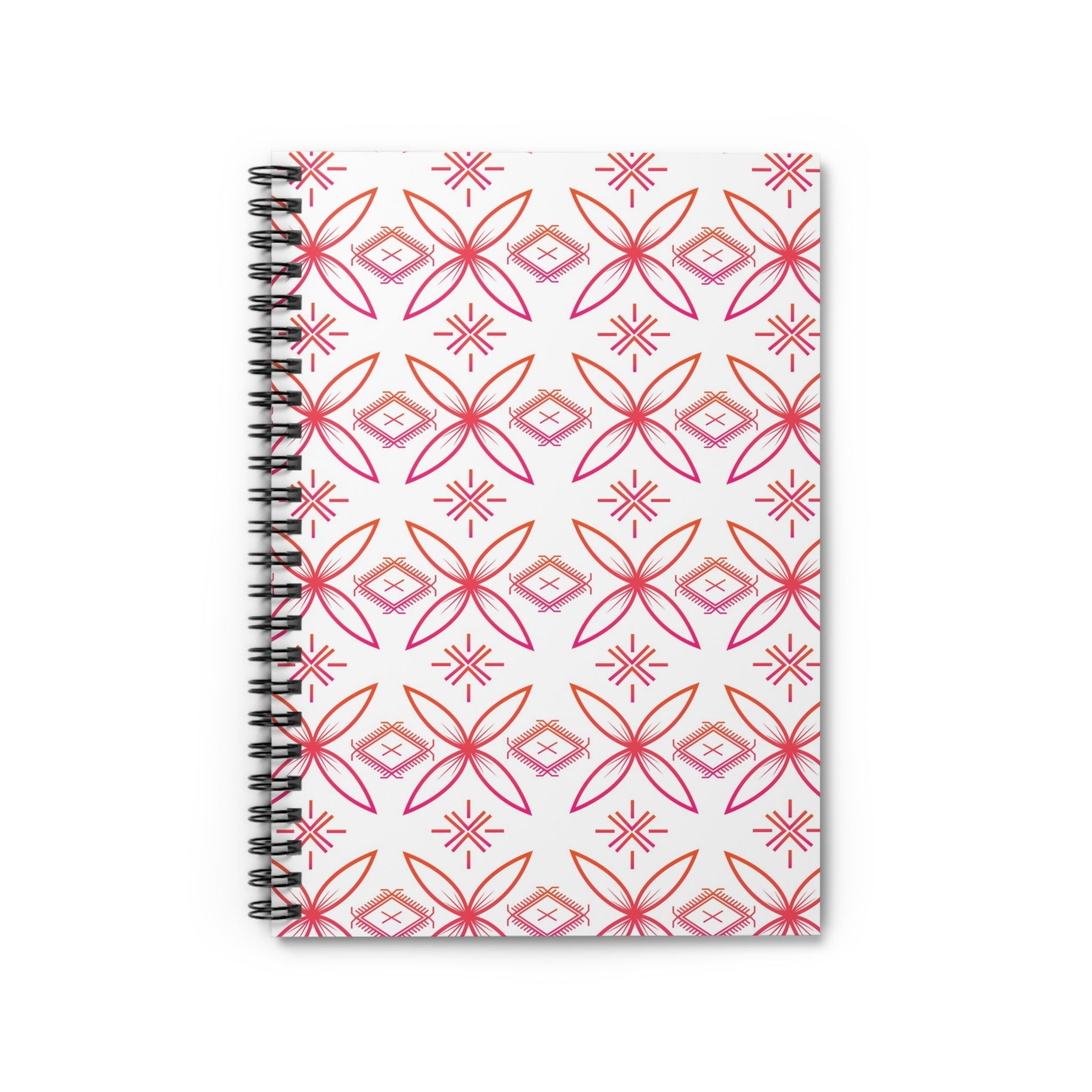 Fuli (Pink & Orange) Spiral Notebook