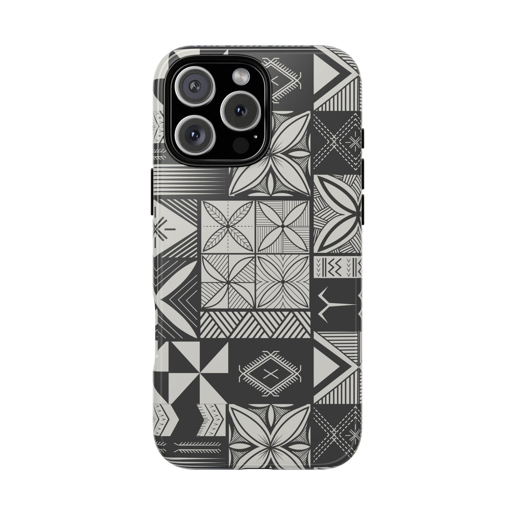 Maluelue (Black & Grey) Phone Case