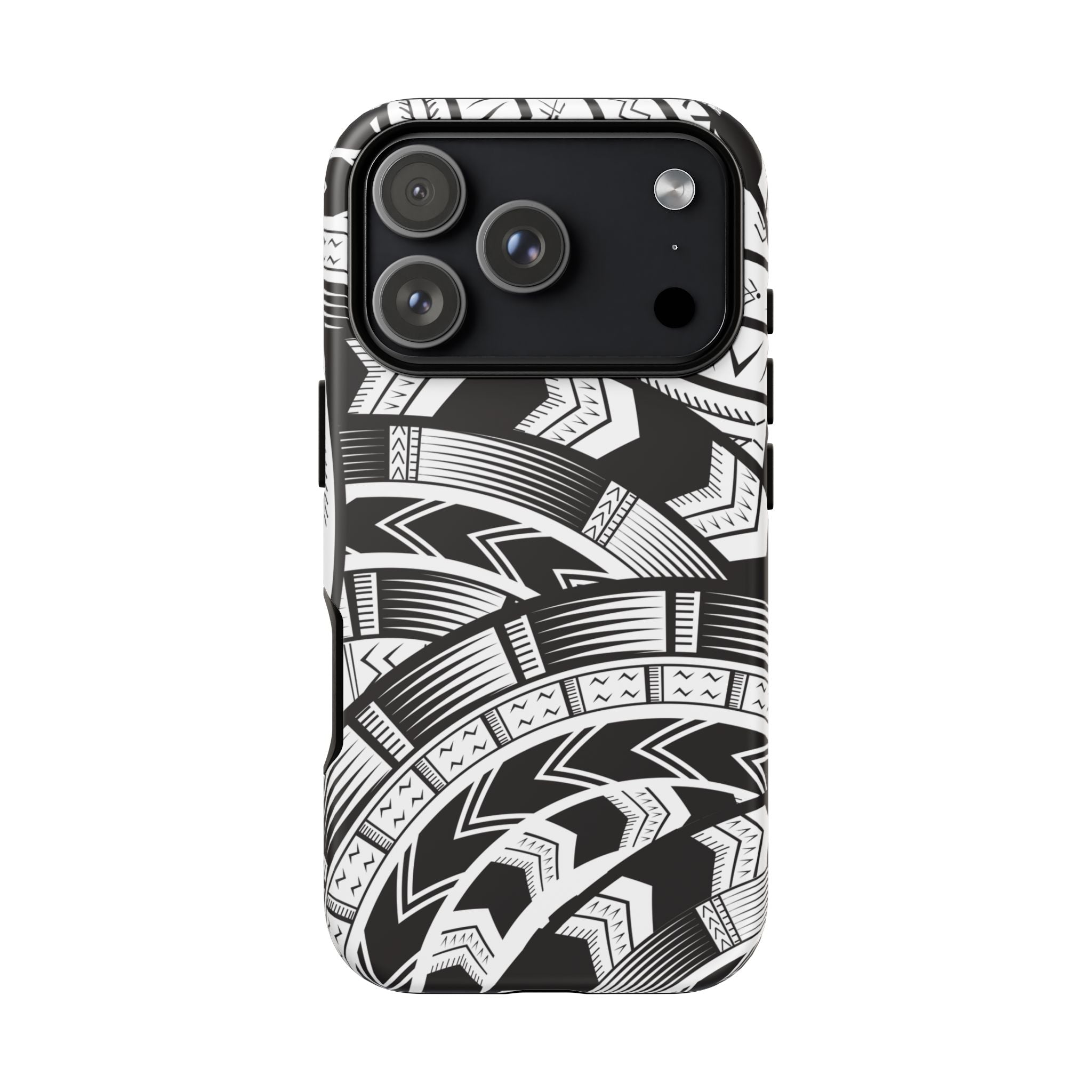 Black and White Tatau Phone Case