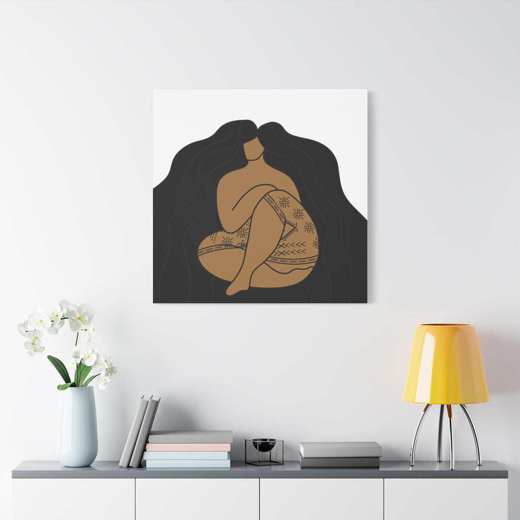 Samoan Malu and Long Hair Don't Care Canvas