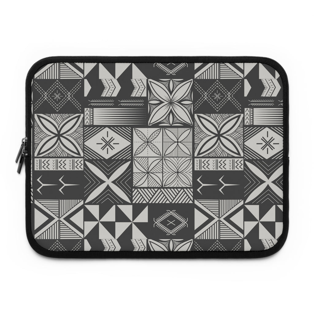 Maluelue (Black & Grey) Laptop Sleeve