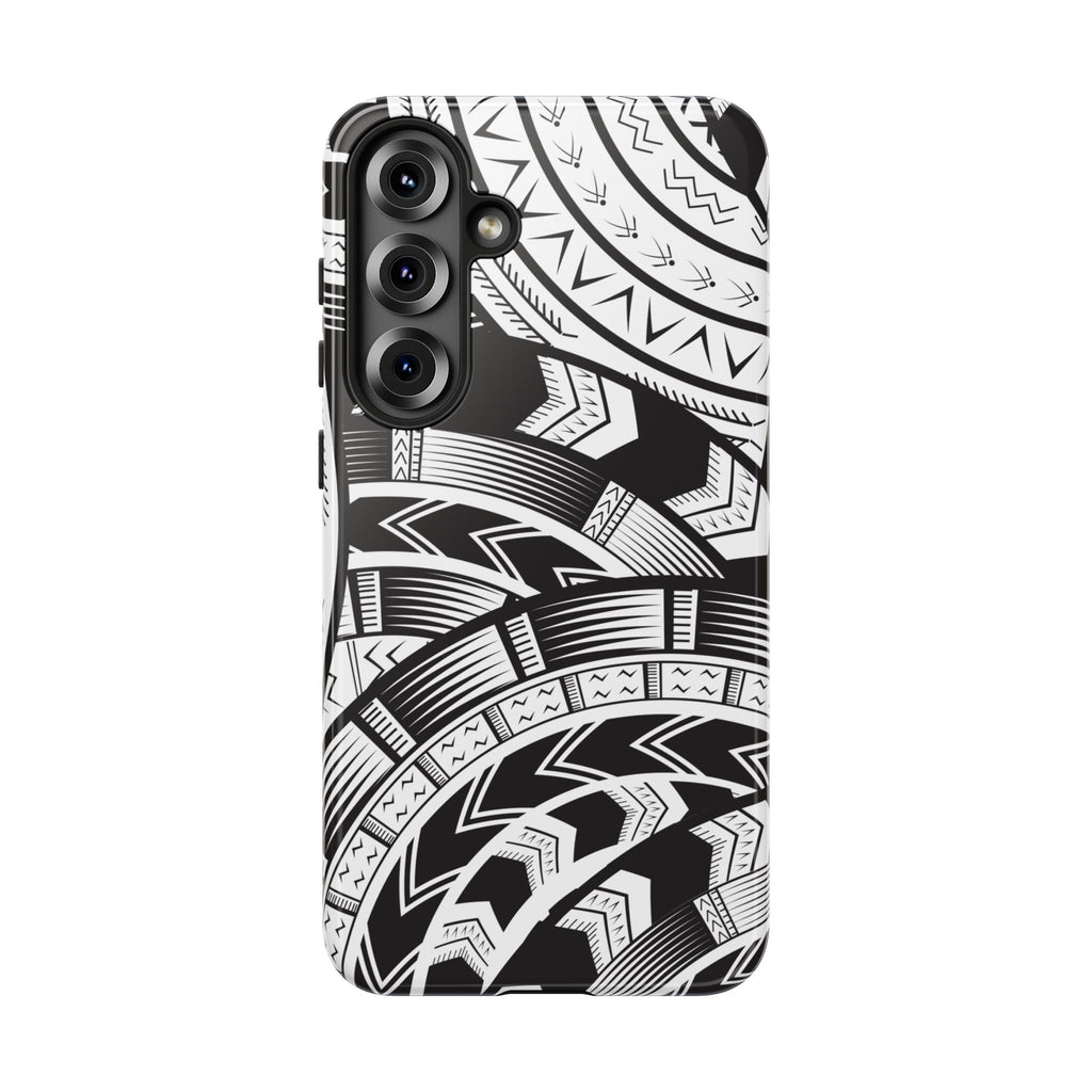 Black and White Tatau Phone Case