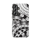 Black and White Tatau Phone Case