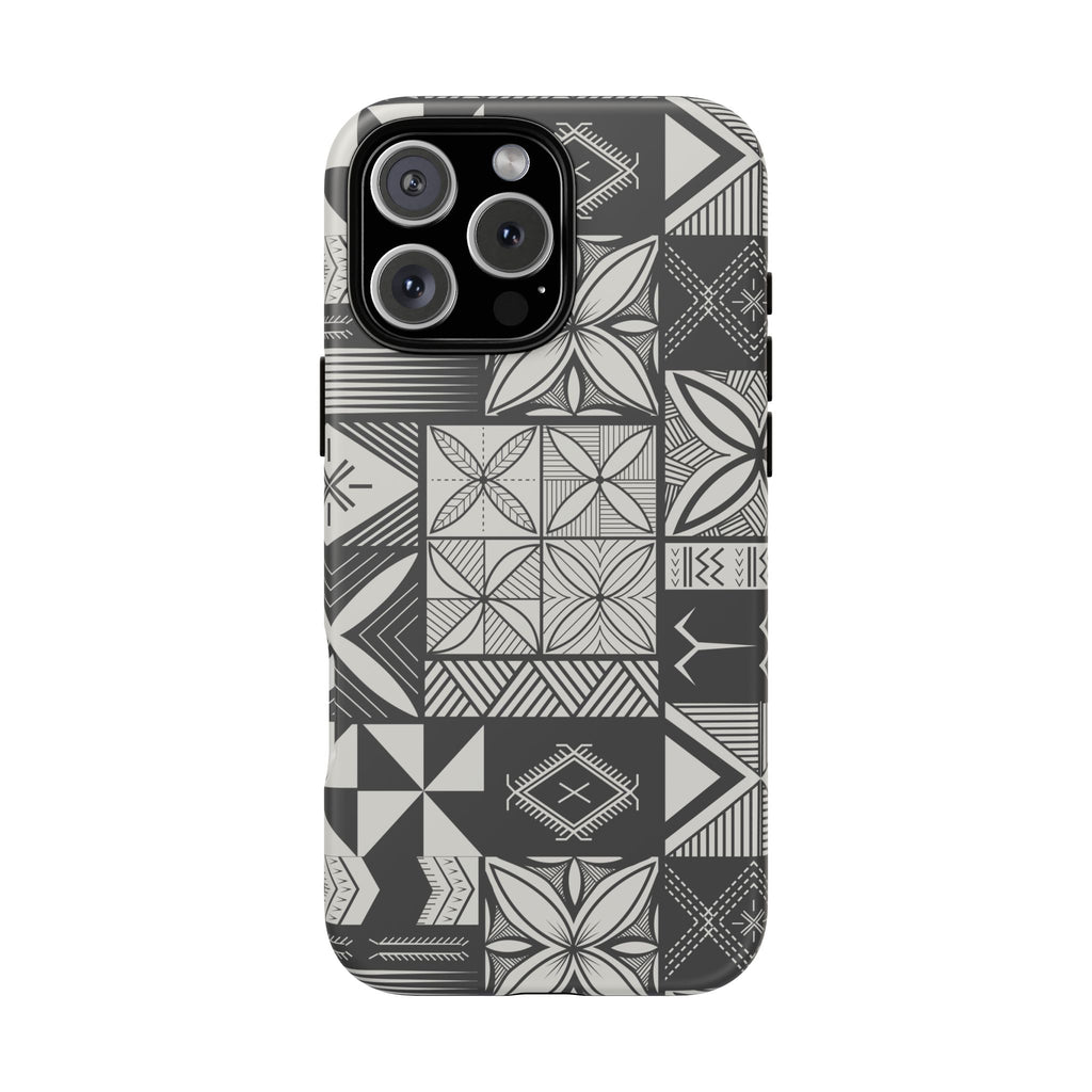 Maluelue (Black & Grey) Phone Case