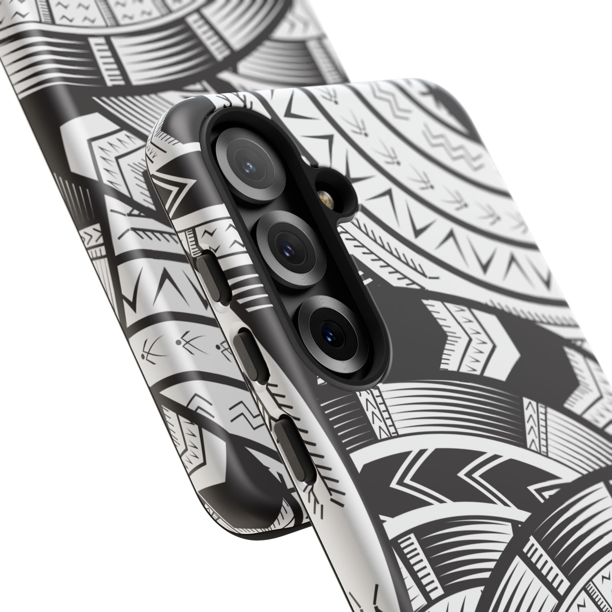 Black and White Tatau Phone Case