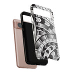 Black and White Tatau Phone Case