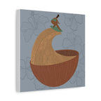 Surfing Kava Queen Canvas